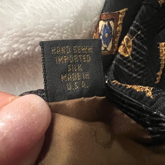 VINTAGE ROBERT TALBOTT FOR JACOBSON’S SILK NECK TIE - Picture 4 of 4